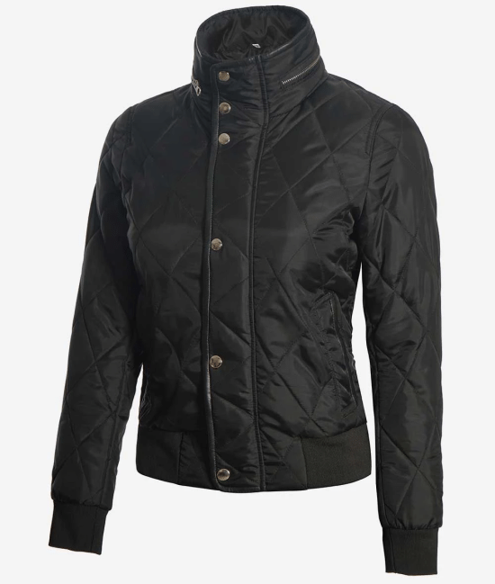 Women's stylish quilted jacket in United state market
