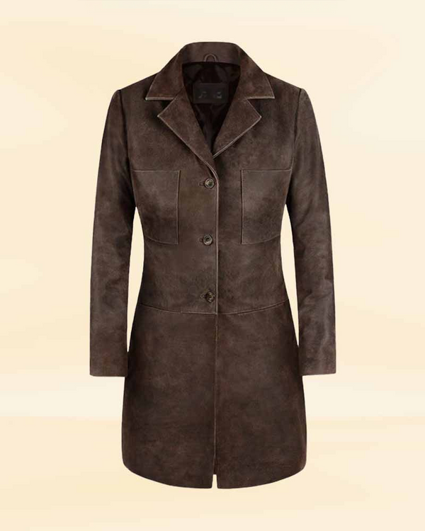 Buy The Timeless Trencher Leather Coat