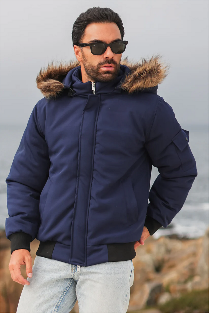 Heavy-duty imported parka for cold weather in USA