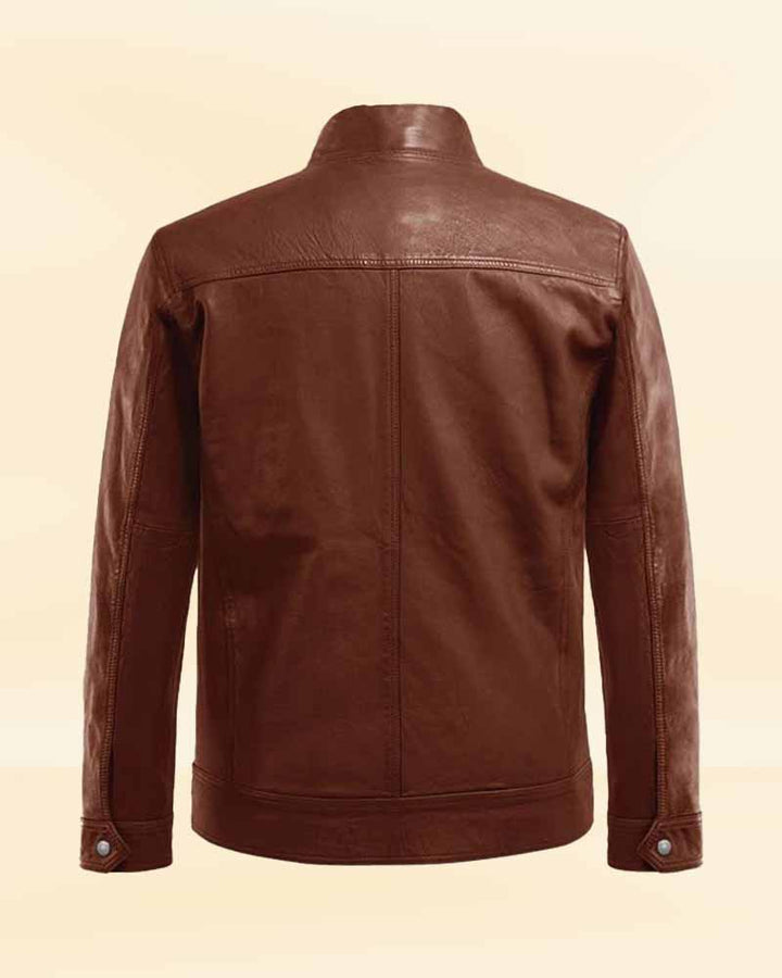 Sleek and edgy jacket with a touch of rebellion