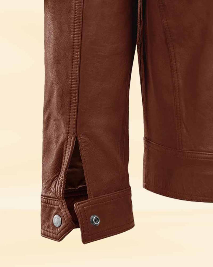 High-quality leather jacket for the modern man