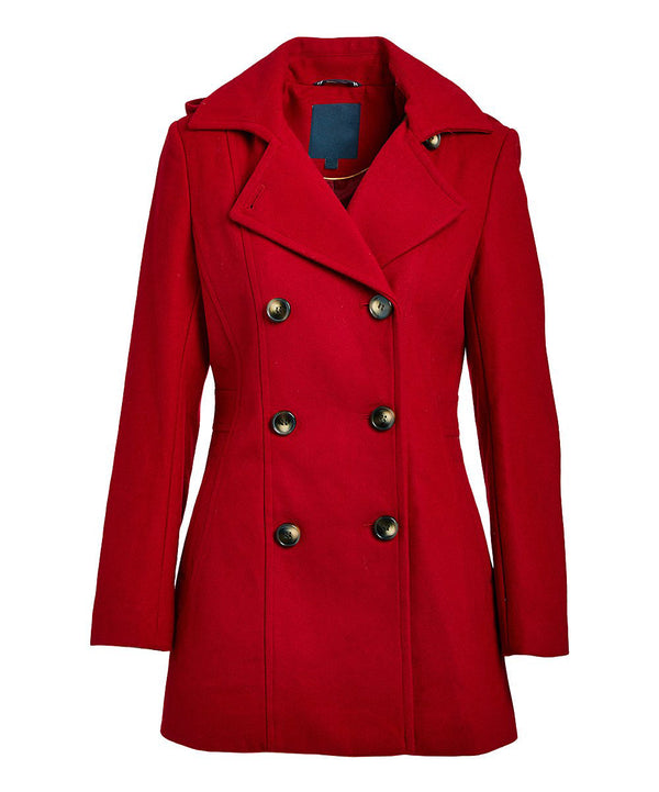 Shop Premium Design Red Wool Coat for Women Stylish and Luxury Coat